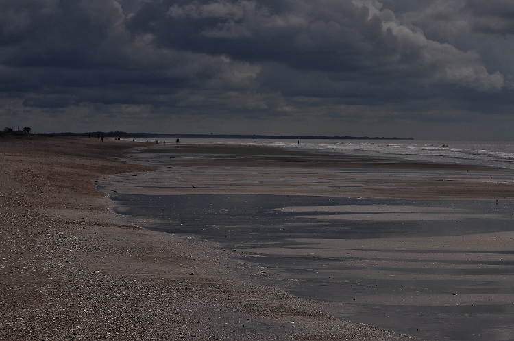 the beach